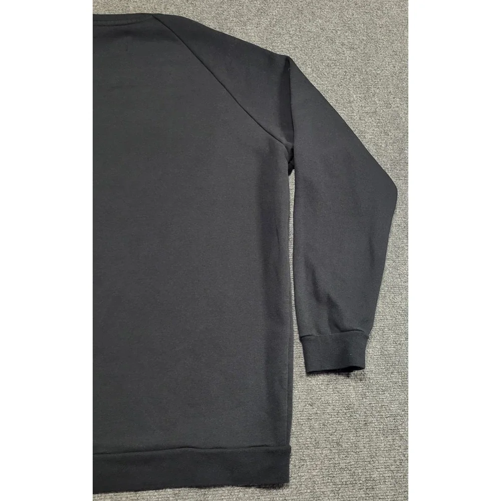 Air Jordan Sportswear Greatest Fleece Crew Black Sweatshirt Men's Size XX-Large